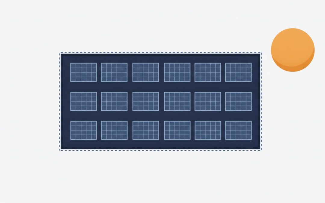 How to measure your roof and count panels from a satellite photo